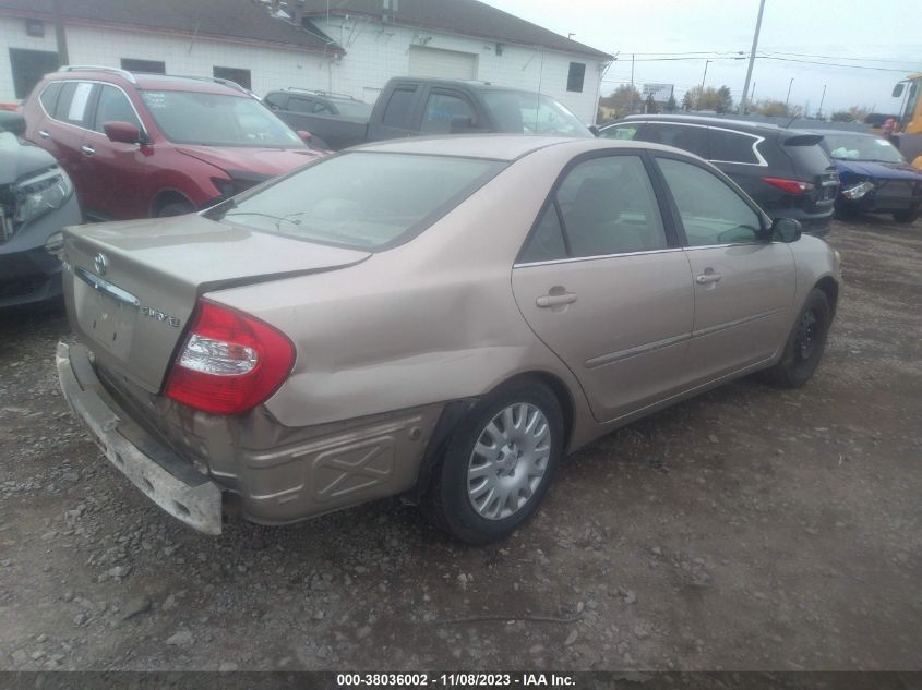 2004 Toyota Camry Xle VIN: 4T1BE30K34U830642 Lot: 38036002