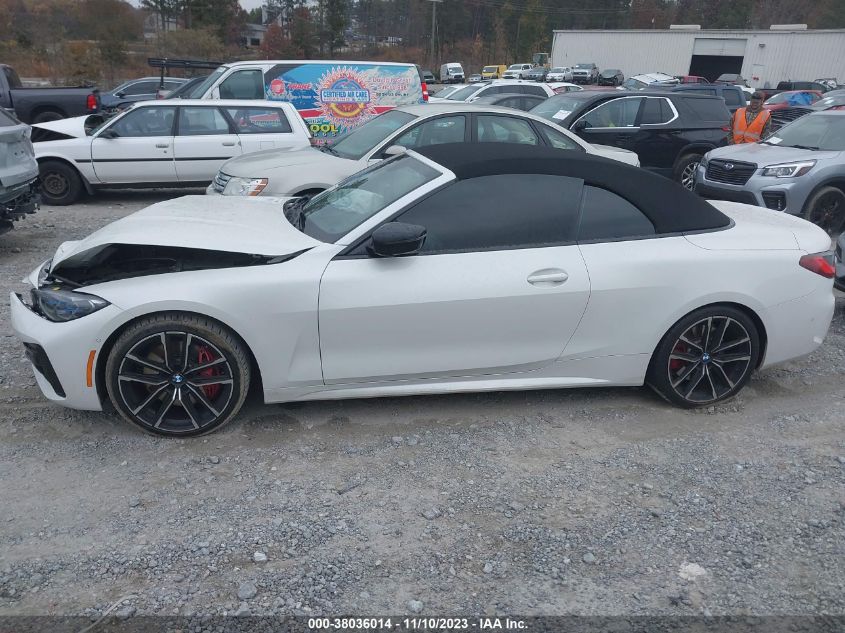 2021 BMW 4 Series M440I VIN: WBA53AT00MCG85751 Lot: 38036014