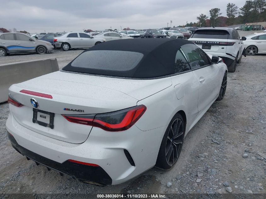 2021 BMW 4 Series M440I VIN: WBA53AT00MCG85751 Lot: 38036014