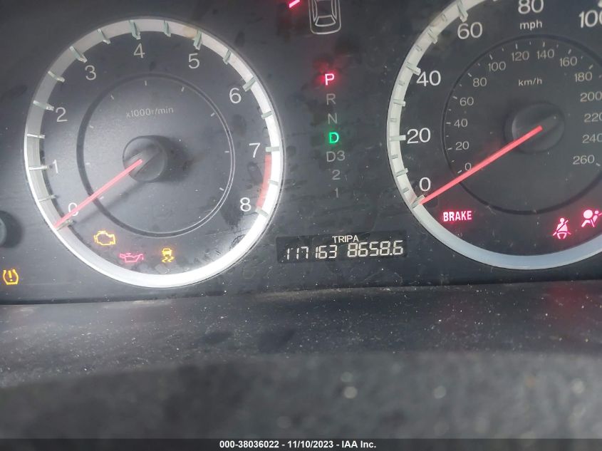 2011 Honda Accord Sdn Ex-L VIN: 1HGCP2F88BA145030 Lot: 38036022