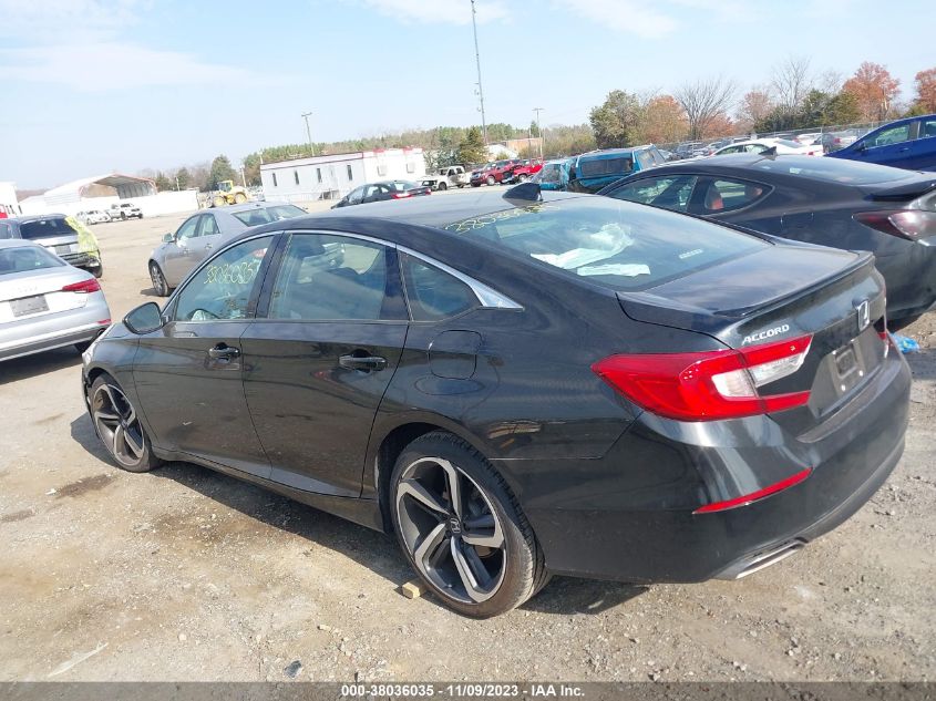 2020 Honda Accord Sport VIN: 1HGCV1F33LA113334 Lot: 38036035