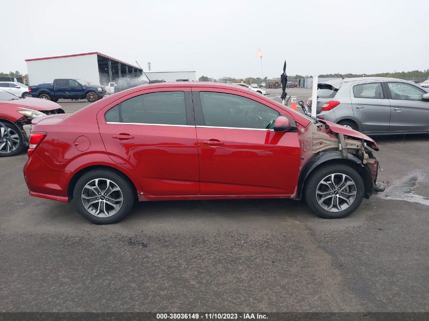 2019 Chevrolet Sonic Lt VIN: 1G1JD5SB3K4106029 Lot: 38036149