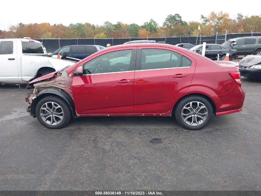 2019 Chevrolet Sonic Lt VIN: 1G1JD5SB3K4106029 Lot: 38036149