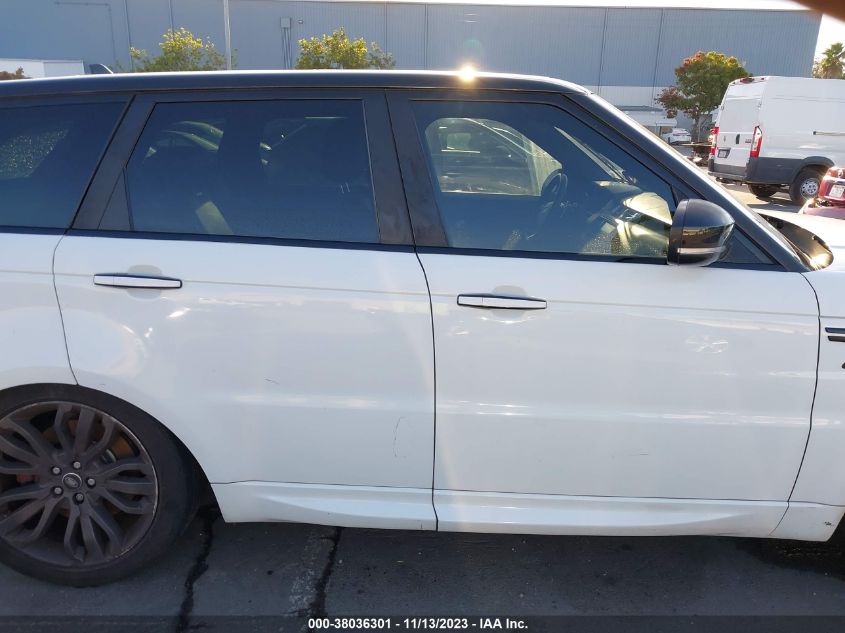 2016 Land Rover Range Rover Sport 3.0L V6 Supercharged Hse VIN: SALWS2VFXGA549361 Lot: 38036301