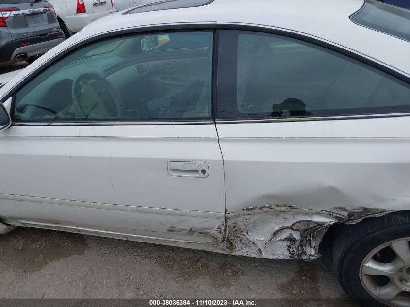 2000 Toyota Camry Solara Se/Sle VIN: 2T1CF22P4YC390524 Lot: 38036384