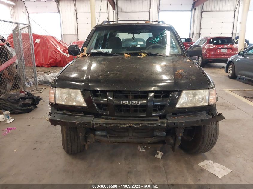 2003 Isuzu Rodeo S 3.2L V6 VIN: 4S2DM58W334309247 Lot: 38036500