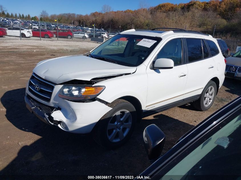 2007 Hyundai Santa Fe Limited/Se VIN: 5NMSH73E87H009833 Lot: 38036617