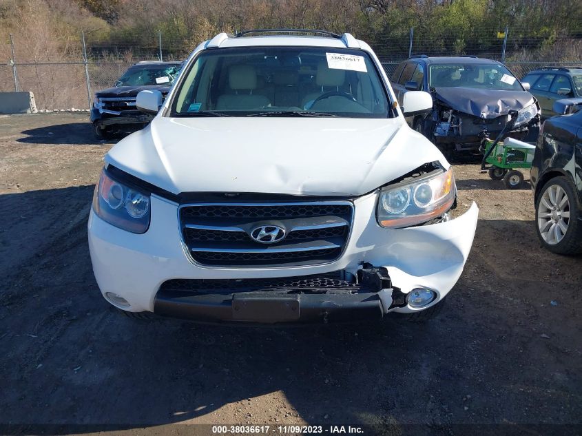 2007 Hyundai Santa Fe Limited/Se VIN: 5NMSH73E87H009833 Lot: 38036617