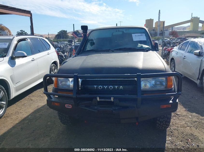 1991 Toyota Land Cruiser Fj80 VIN: JT3FJ80W8M0005015 Lot: 38036692