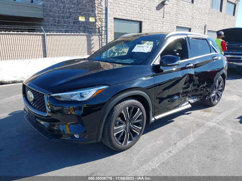 2021 Infiniti Qx50 Luxe VIN: 3PCAJ5BBXMF116553 Lot: 38036776