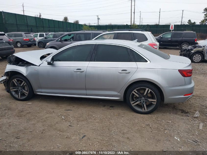 2018 Audi A4 Premium Plus VIN: WAUENAF44JA181054 Lot: 38037076