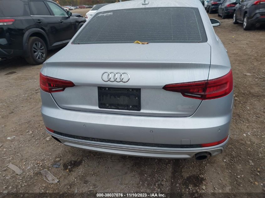 2018 Audi A4 Premium Plus VIN: WAUENAF44JA181054 Lot: 38037076