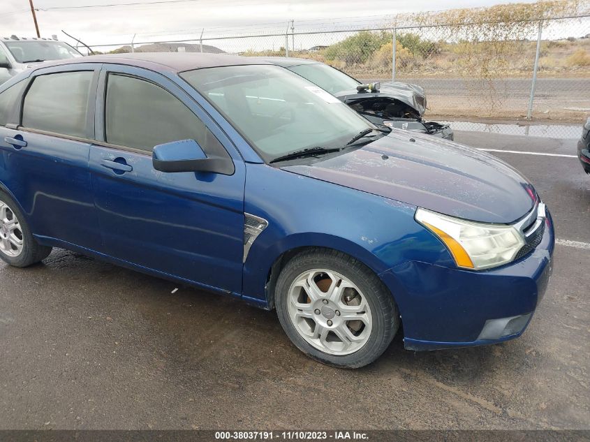 2008 Ford Focus Se/Ses VIN: 1FAHP35N88W202698 Lot: 38037191