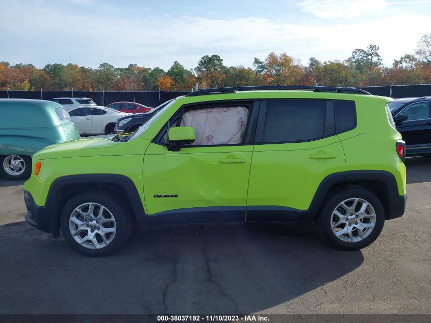 2018 Jeep Renegade Latitude VIN: ZACCJABB3JPJ61630 Lot: 38037192