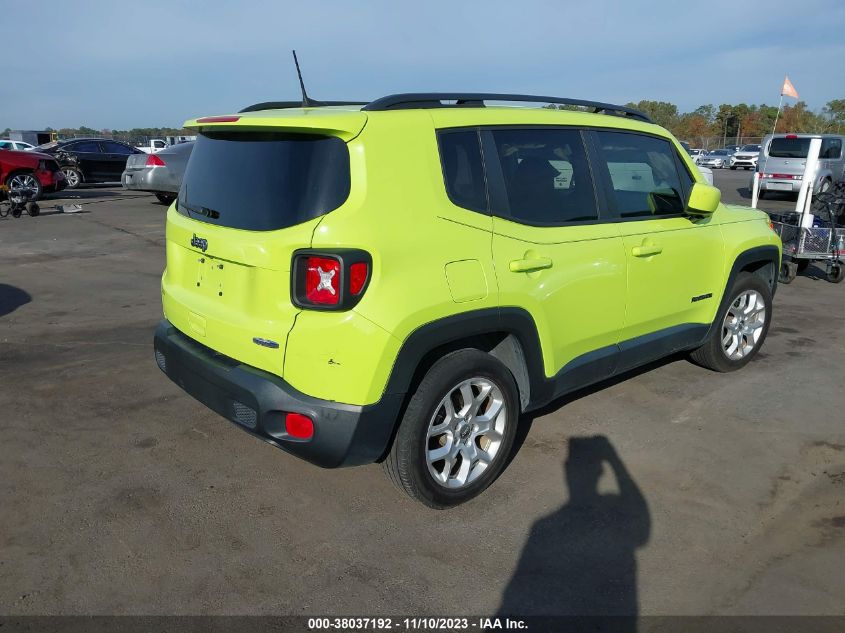 2018 Jeep Renegade Latitude VIN: ZACCJABB3JPJ61630 Lot: 38037192