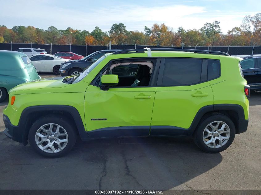 2018 Jeep Renegade Latitude VIN: ZACCJABB3JPJ61630 Lot: 38037192