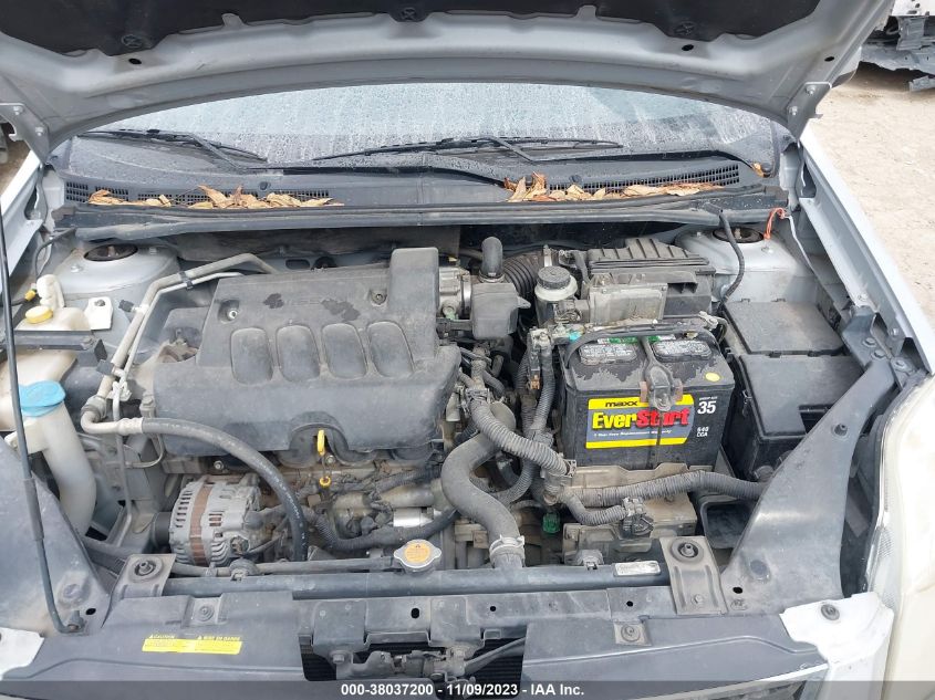 2010 Nissan Sentra 2.0 VIN: 3N1AB6AP4AL636330 Lot: 38037200