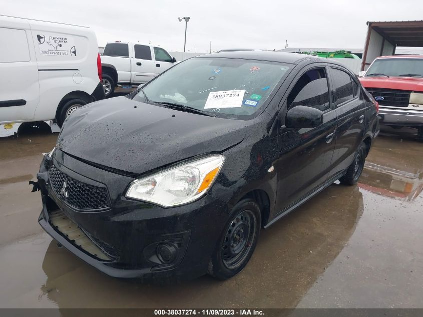 2020 Mitsubishi Mirage G4 Es VIN: ML32F3FJ7LHF12665 Lot: 38037274