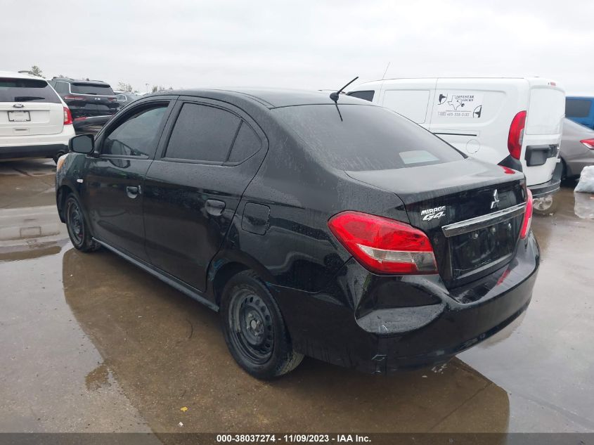 2020 Mitsubishi Mirage G4 Es VIN: ML32F3FJ7LHF12665 Lot: 38037274