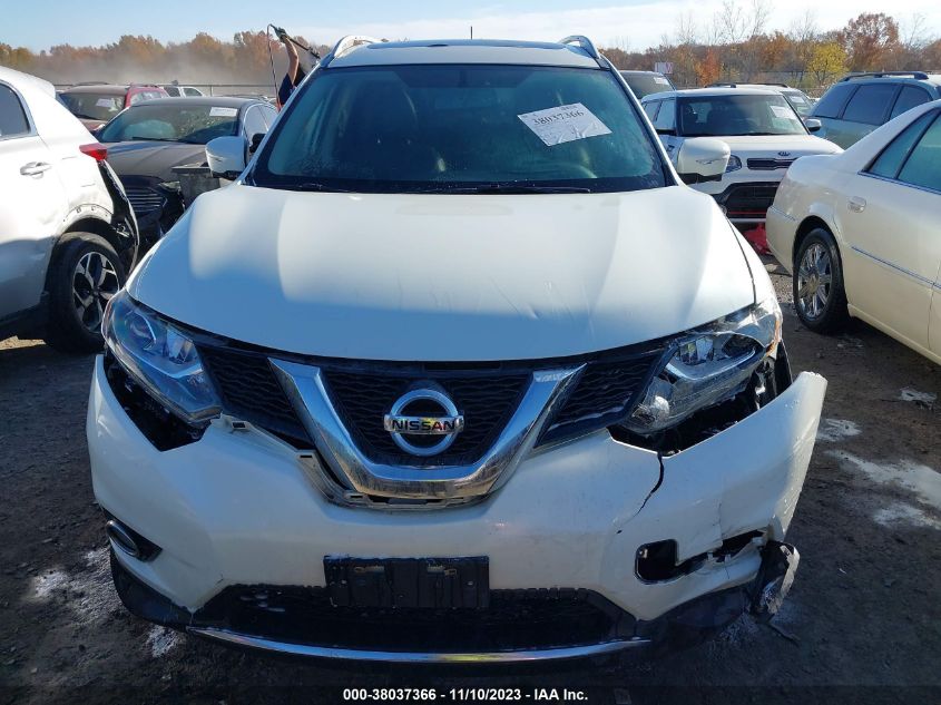 2015 Nissan Rogue Sl VIN: 5N1AT2MV0FC881587 Lot: 38037366