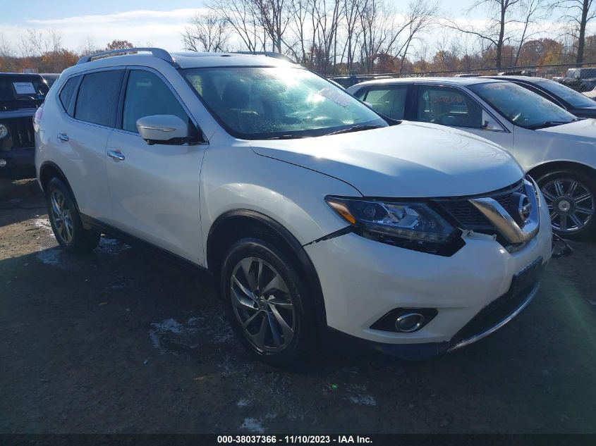 2015 Nissan Rogue Sl VIN: 5N1AT2MV0FC881587 Lot: 38037366