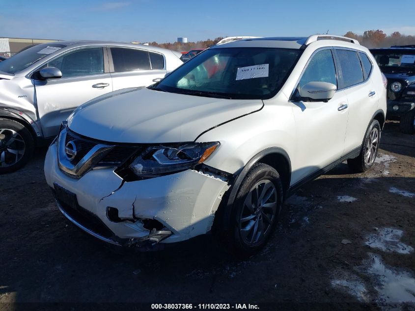 2015 Nissan Rogue Sl VIN: 5N1AT2MV0FC881587 Lot: 38037366