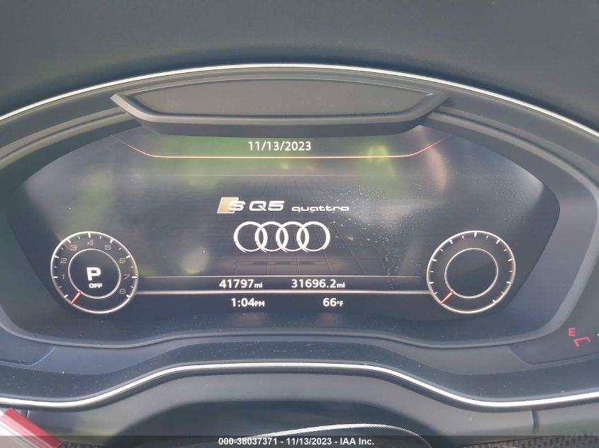 2019 Audi Sq5 3.0T Premium VIN: WA1B4AFY7K2102994 Lot: 38037371