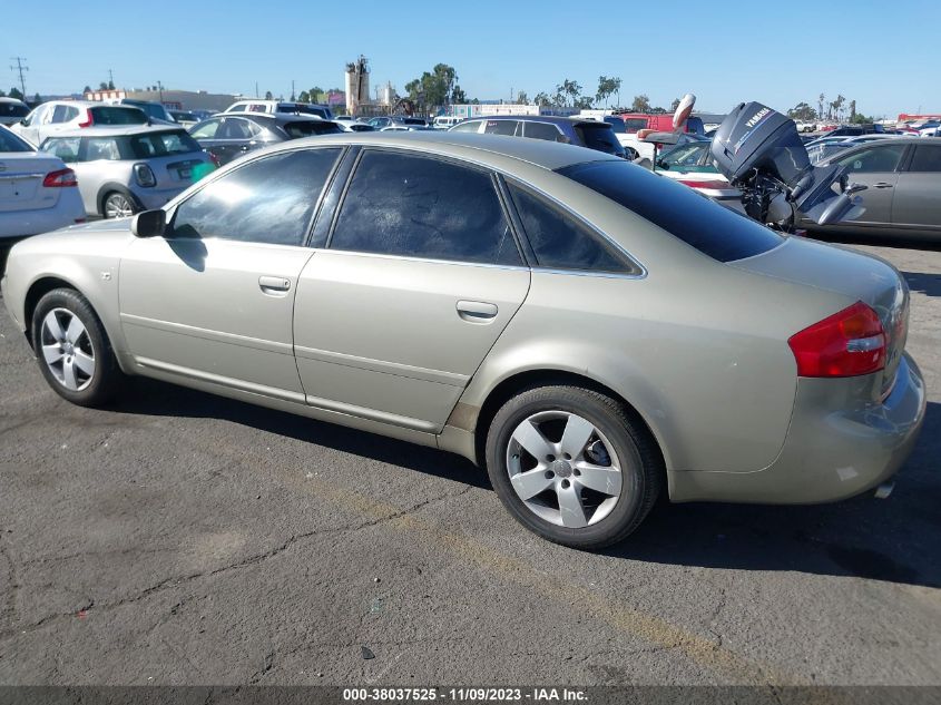 2002 Audi A6 3.0L (A5) VIN: WAULT64B52N019746 Lot: 38037525