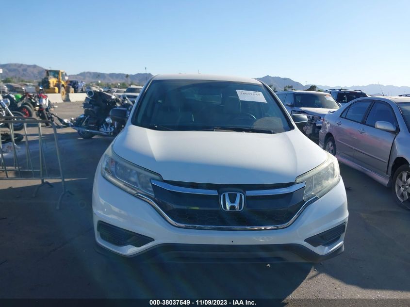 2015 Honda Cr-V Lx VIN: 5J6RM3H35FL022959 Lot: 38037549