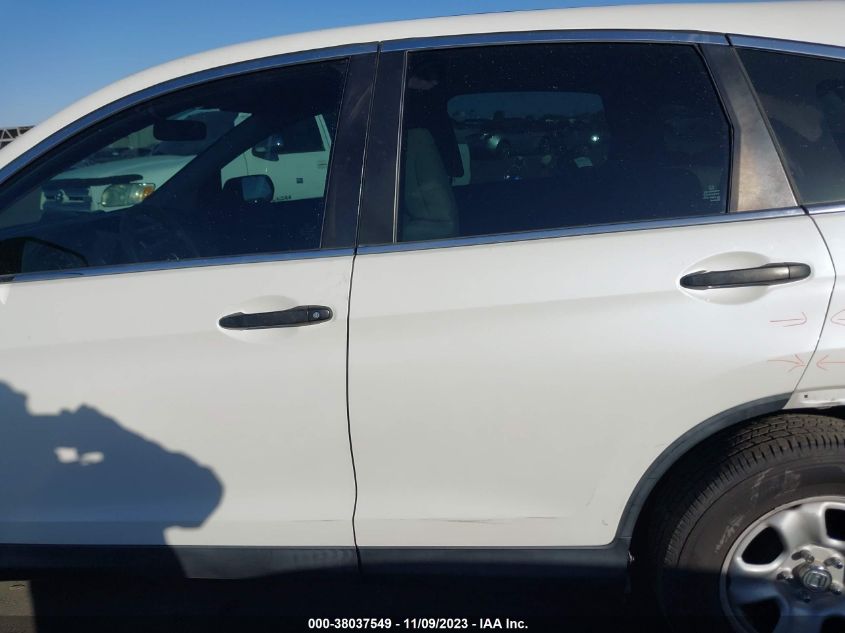 2015 Honda Cr-V Lx VIN: 5J6RM3H35FL022959 Lot: 38037549