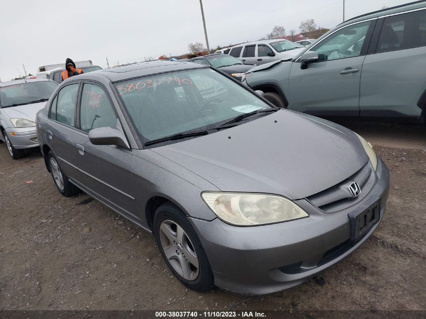 2004 Honda Civic Ex VIN: 2HGES25814H537635 Lot: 38037740