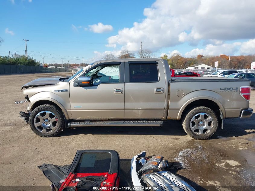 2011 Ford F-150 Lariat VIN: 1FTFW1ET8BFB89949 Lot: 38037915