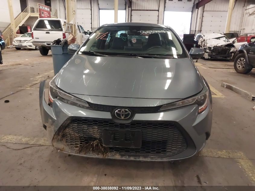 2021 Toyota Corolla Le VIN: 5YFEPMAE7MP243366 Lot: 38038092