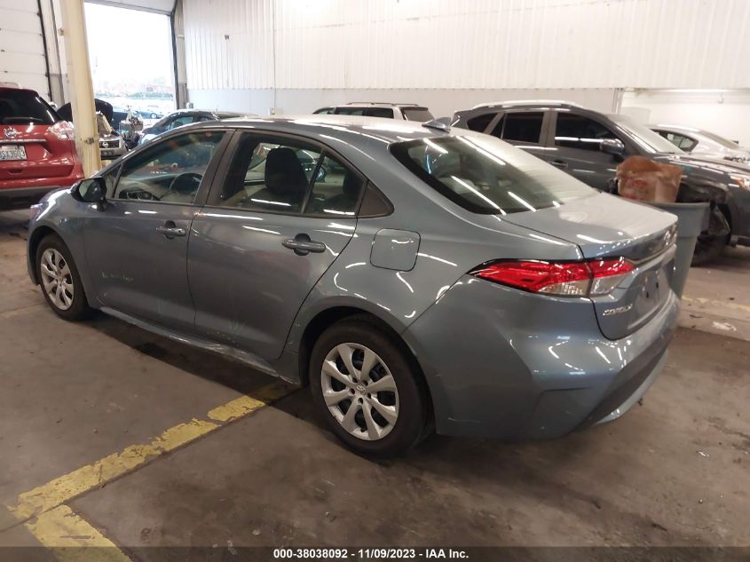 2021 Toyota Corolla Le VIN: 5YFEPMAE7MP243366 Lot: 38038092