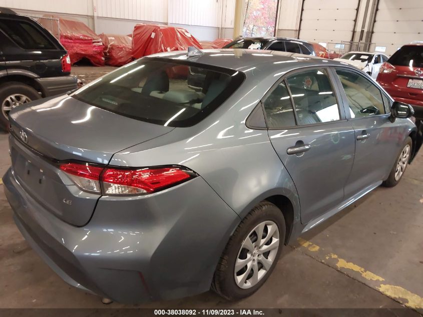 2021 Toyota Corolla Le VIN: 5YFEPMAE7MP243366 Lot: 38038092