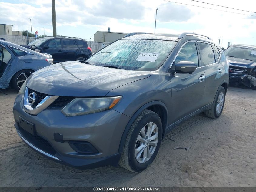 2015 Nissan Rogue Sv VIN: 5N1AT2MV3FC812411 Lot: 38038120