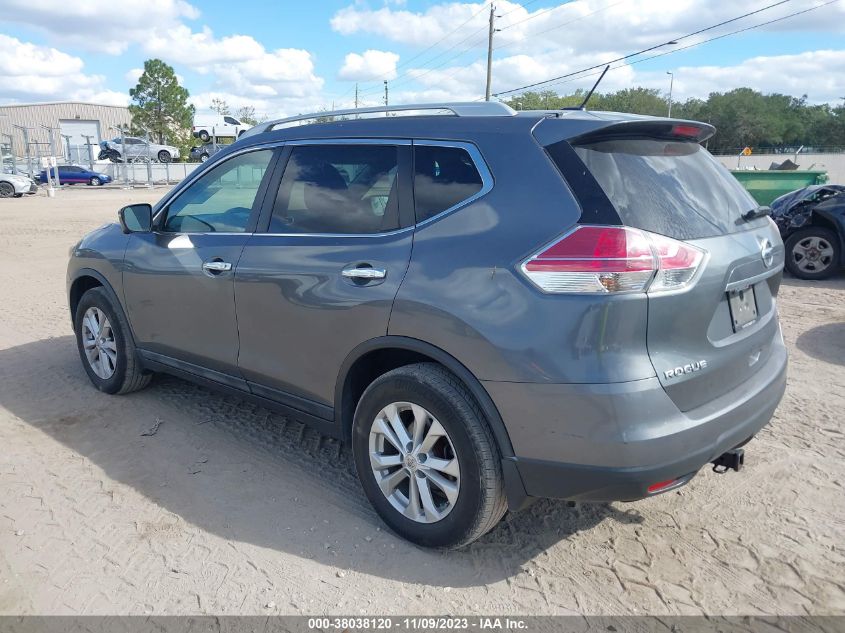 2015 Nissan Rogue Sv VIN: 5N1AT2MV3FC812411 Lot: 38038120