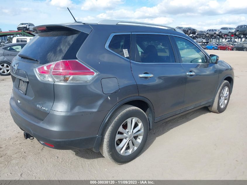 2015 Nissan Rogue Sv VIN: 5N1AT2MV3FC812411 Lot: 38038120