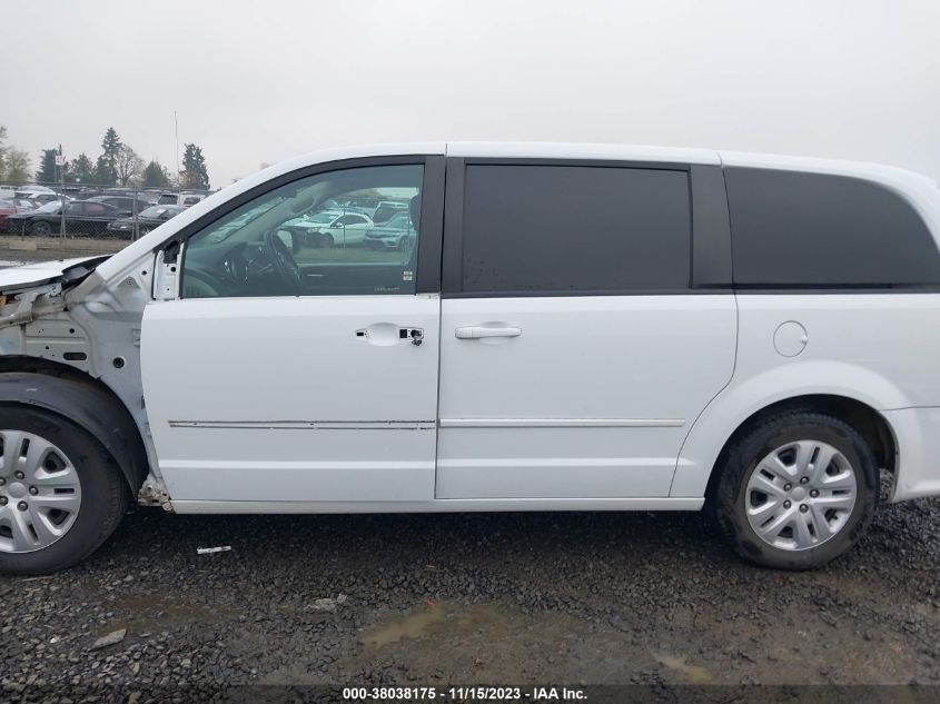 2016 Dodge Grand Caravan Se VIN: 2C4RDGBG5GR242488 Lot: 38038175