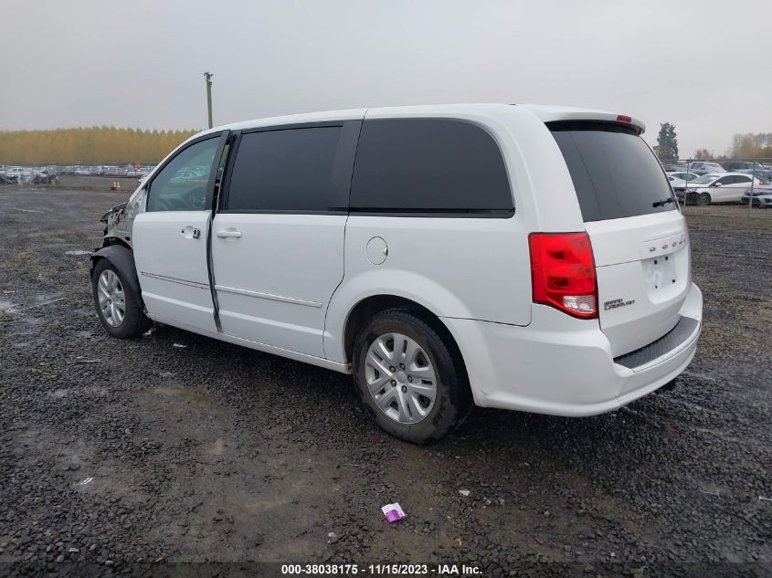 2016 Dodge Grand Caravan Se VIN: 2C4RDGBG5GR242488 Lot: 38038175