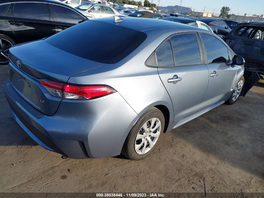 2022 Toyota Corolla Le VIN: 5YFEPMAE5NP311522 Lot: 38038446