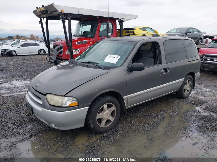 2002 Nissan Quest Se VIN: 4N2ZN16TX2D807148 Lot: 38038875