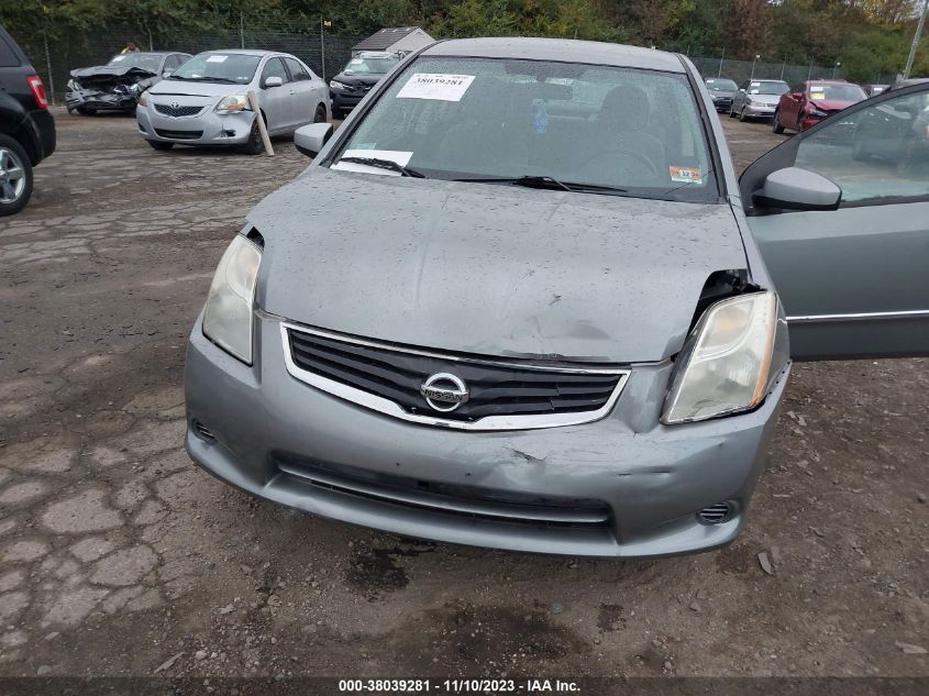 2012 Nissan Sentra 2.0 S VIN: 3N1AB6AP1CL655114 Lot: 38039281