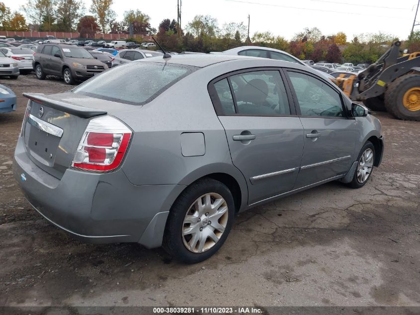 2012 Nissan Sentra 2.0 S VIN: 3N1AB6AP1CL655114 Lot: 38039281