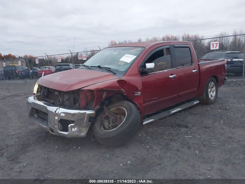 2004 Nissan Titan Le VIN: 1N6AA07A24N532081 Lot: 38039335