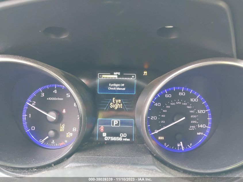 2019 Subaru Outback 2.5I Premium VIN: 4S4BSAFC4K3207160 Lot: 38039339