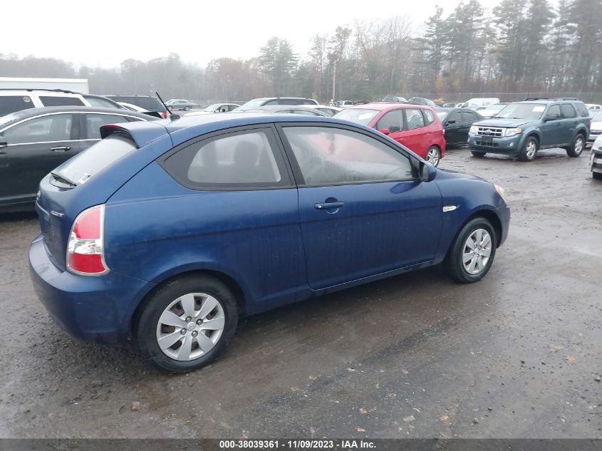 2010 Hyundai Accent Gs VIN: KMHCM3AC2AU168496 Lot: 38039361