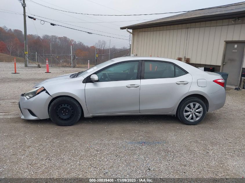 2014 Toyota Corolla Le VIN: 5YFBURHE3EP053290 Lot: 38039408