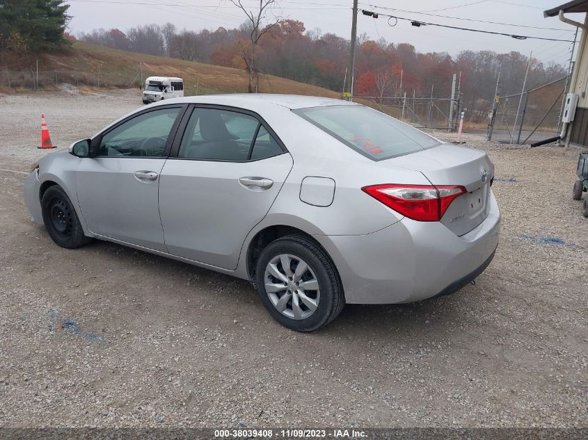 2014 Toyota Corolla Le VIN: 5YFBURHE3EP053290 Lot: 38039408