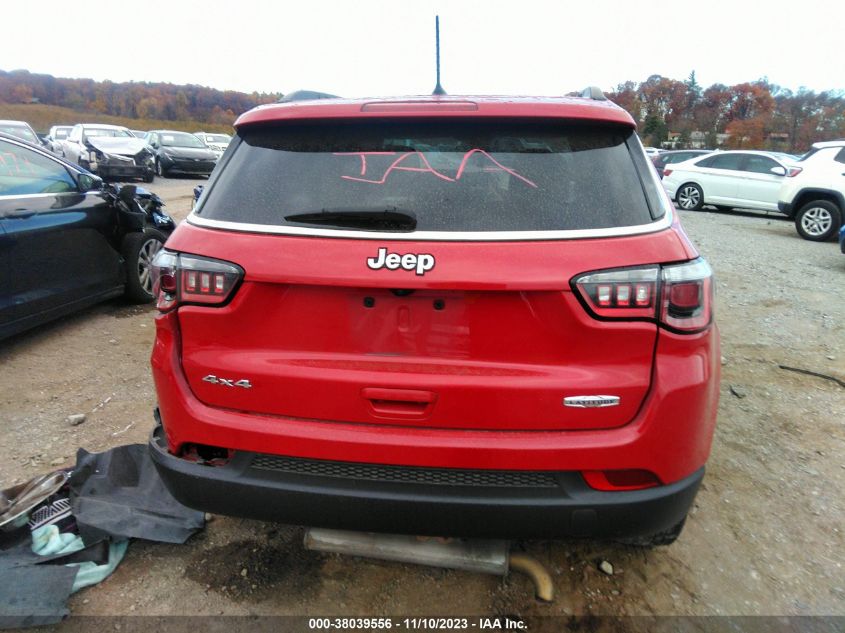 2018 Jeep Compass Latitude 4X4 VIN: 3C4NJDBB3JT177025 Lot: 38039556